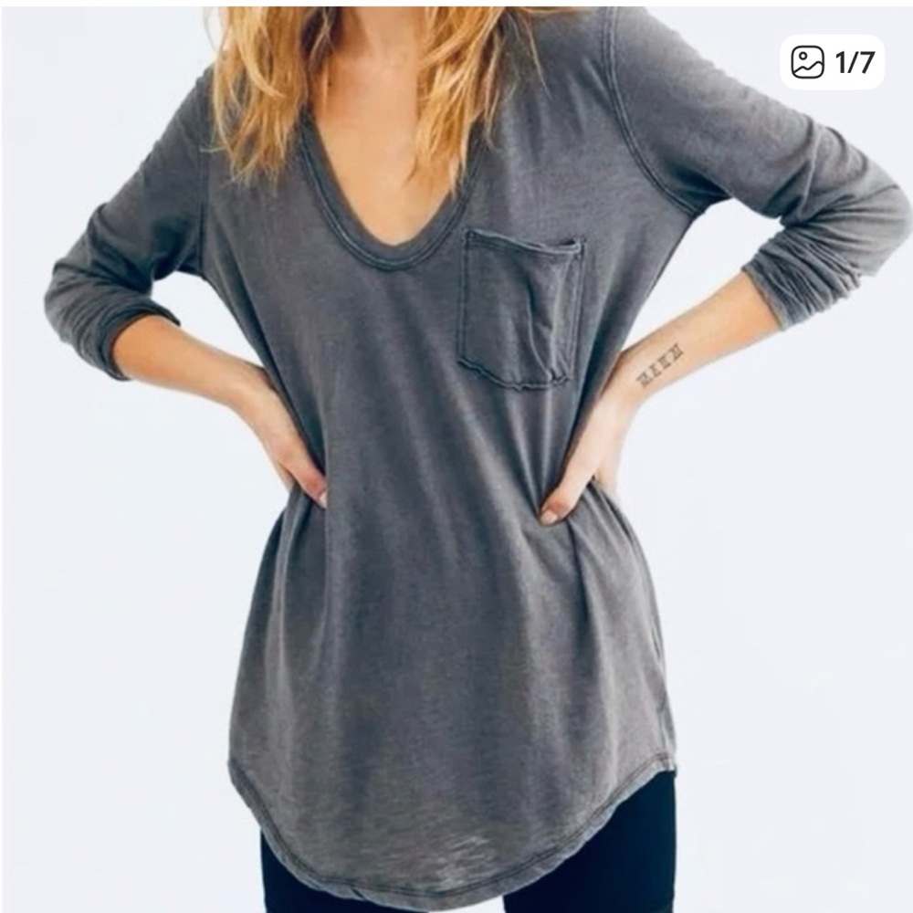 Mauve free people top size xs